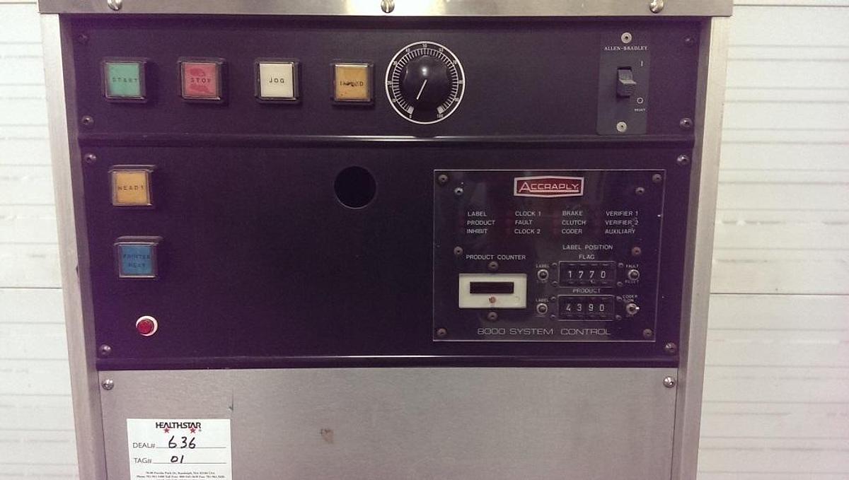 Used Accraply Wrap Labeler