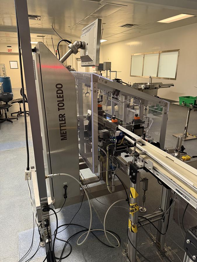 Used Vial Labeling & Packaging Line