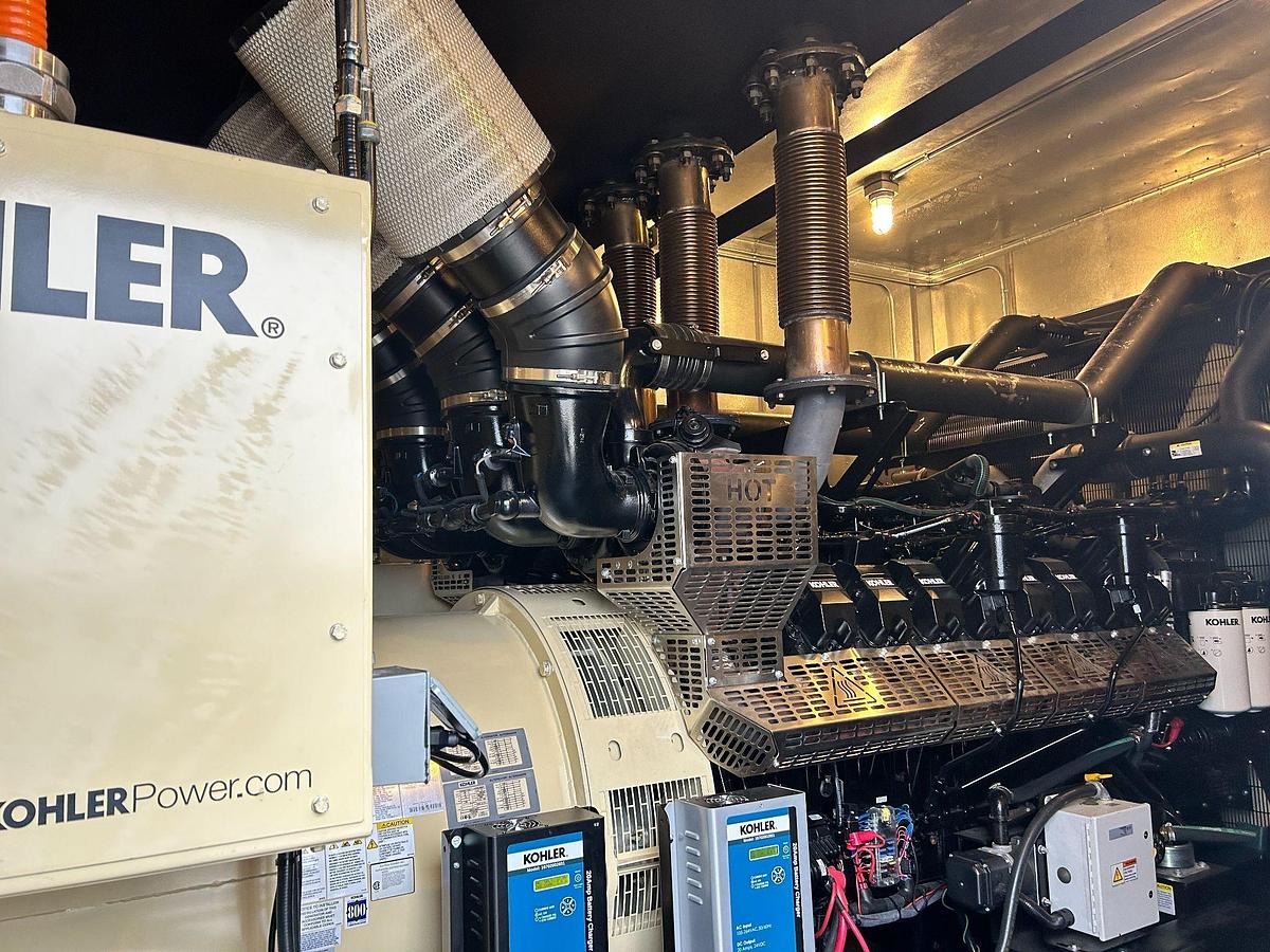 Used Kohler KD1250 Industrial 1 MW Diesel Generator