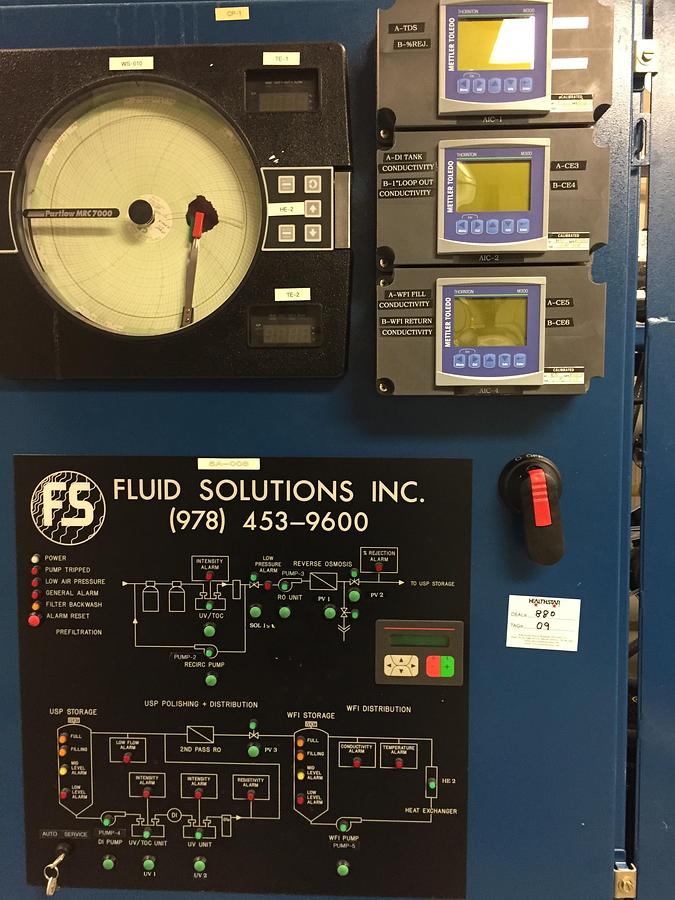 Used Fluid Solutions Water System