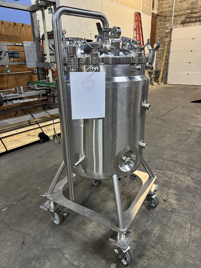 Used DCI 200 Liter Jacketed Stainless Steel Mixing Tank