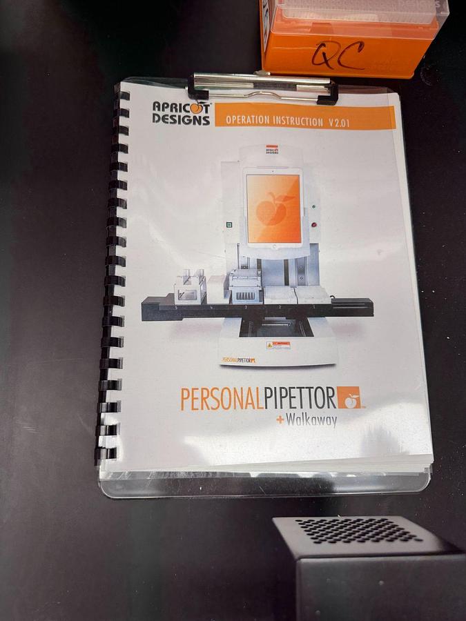 Used Apricot Designs PPA-384 -AT Personal Pipettor Liquid Handler