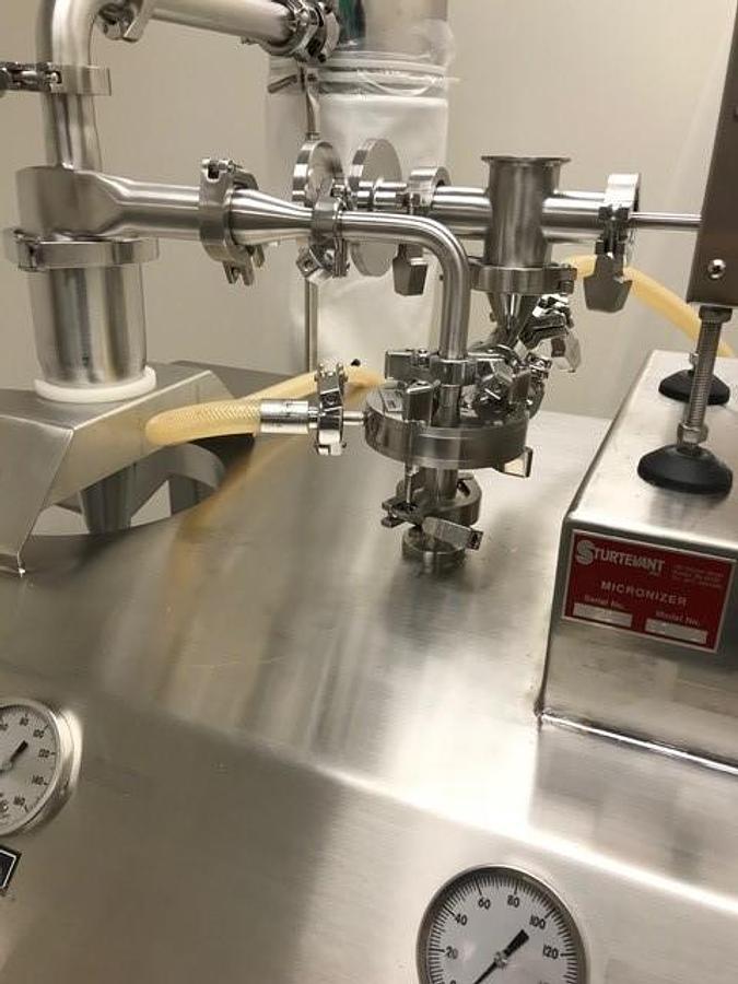Used Sturtevant 2” Sanitary Design SDM2 Micronizer Jet Mill
