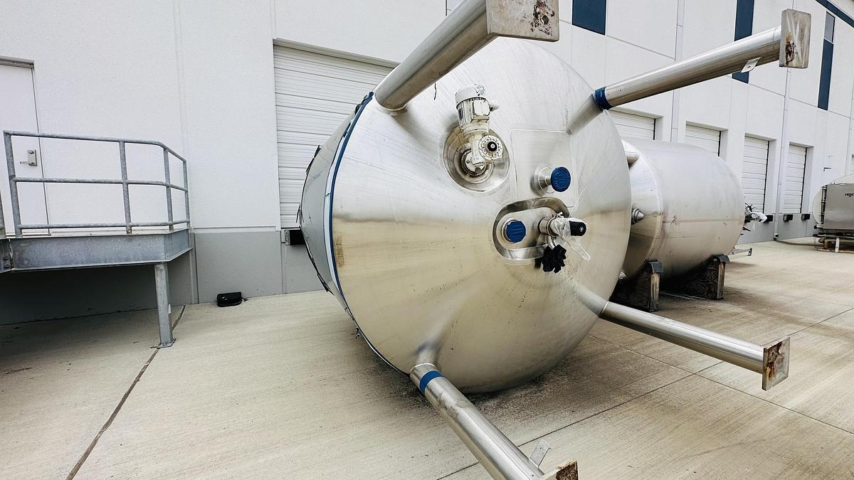 Used Precision Stainless 10,000L Mix Tank
