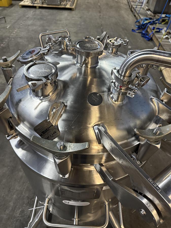 Used ABEC 200 Liter Jacketed Stainless Steel Mixing Tank