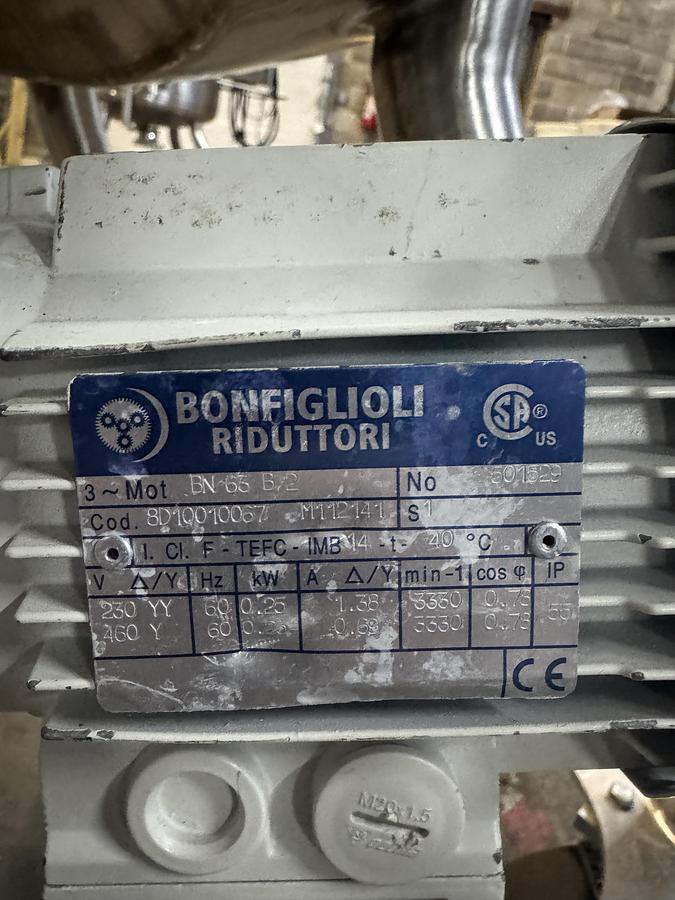 Used ABEC 200 Liter Jacketed Stainless Steel Mixing Tank