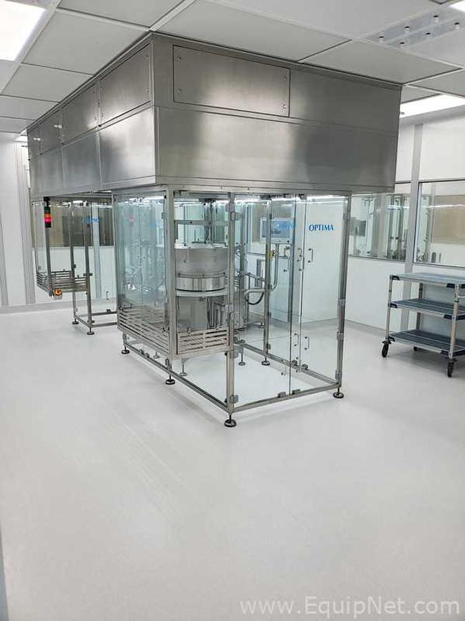 Used Optima Group Pharma FlexoFill EK321 Syringe Filling Line