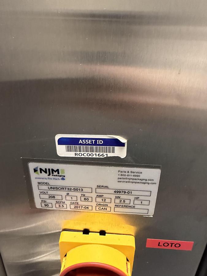 Used NJM Tablet/Capsule Automated Bottling Line