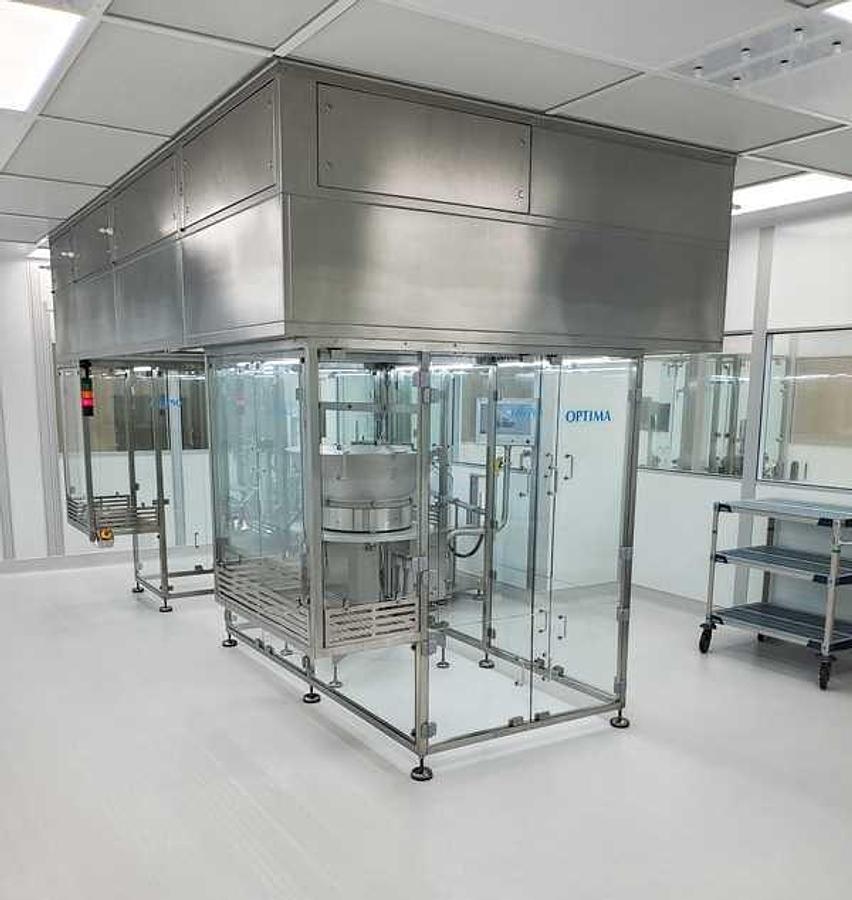 Used Optima FlexoFill EK321 Syringe Filling Line