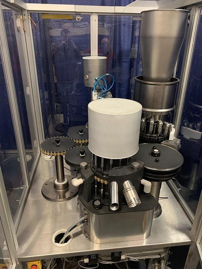 Used MG2 Futura Capsule Filling Machine for Powders & Beads