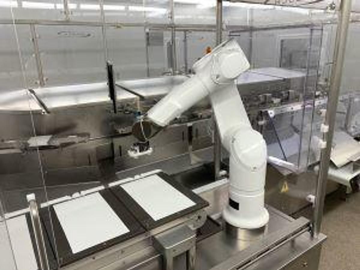 Used Bausch Bag Printing, Filling, and Sealing Machine