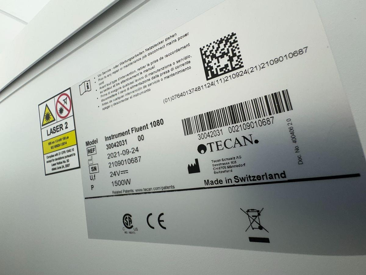 Used Tecan Fluent 1080 Automated Liquid Handler