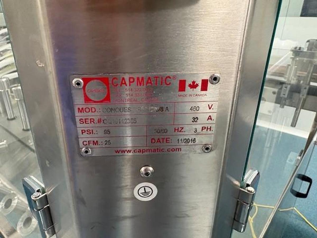 Used Capmatic Monoblock Filling & Capping Line