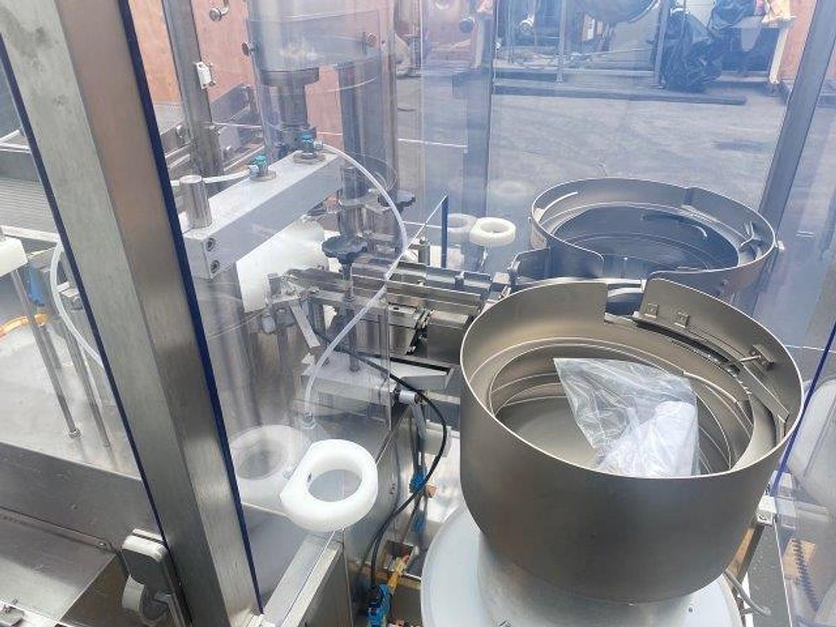 Used Rota FLR50 Vial Fill, Plug, & Crimp Machine