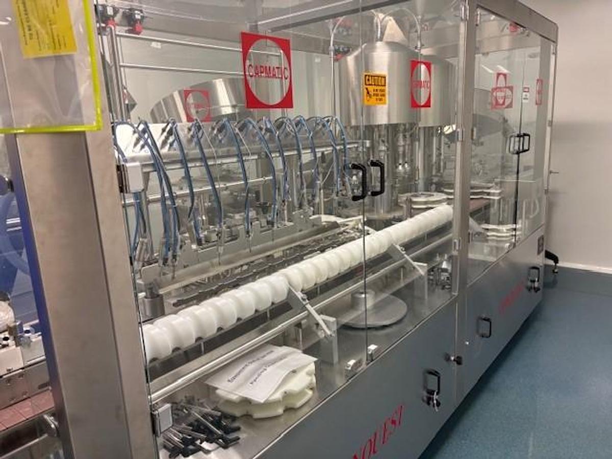 Used Capmatic Monoblock Filling & Capping Line
