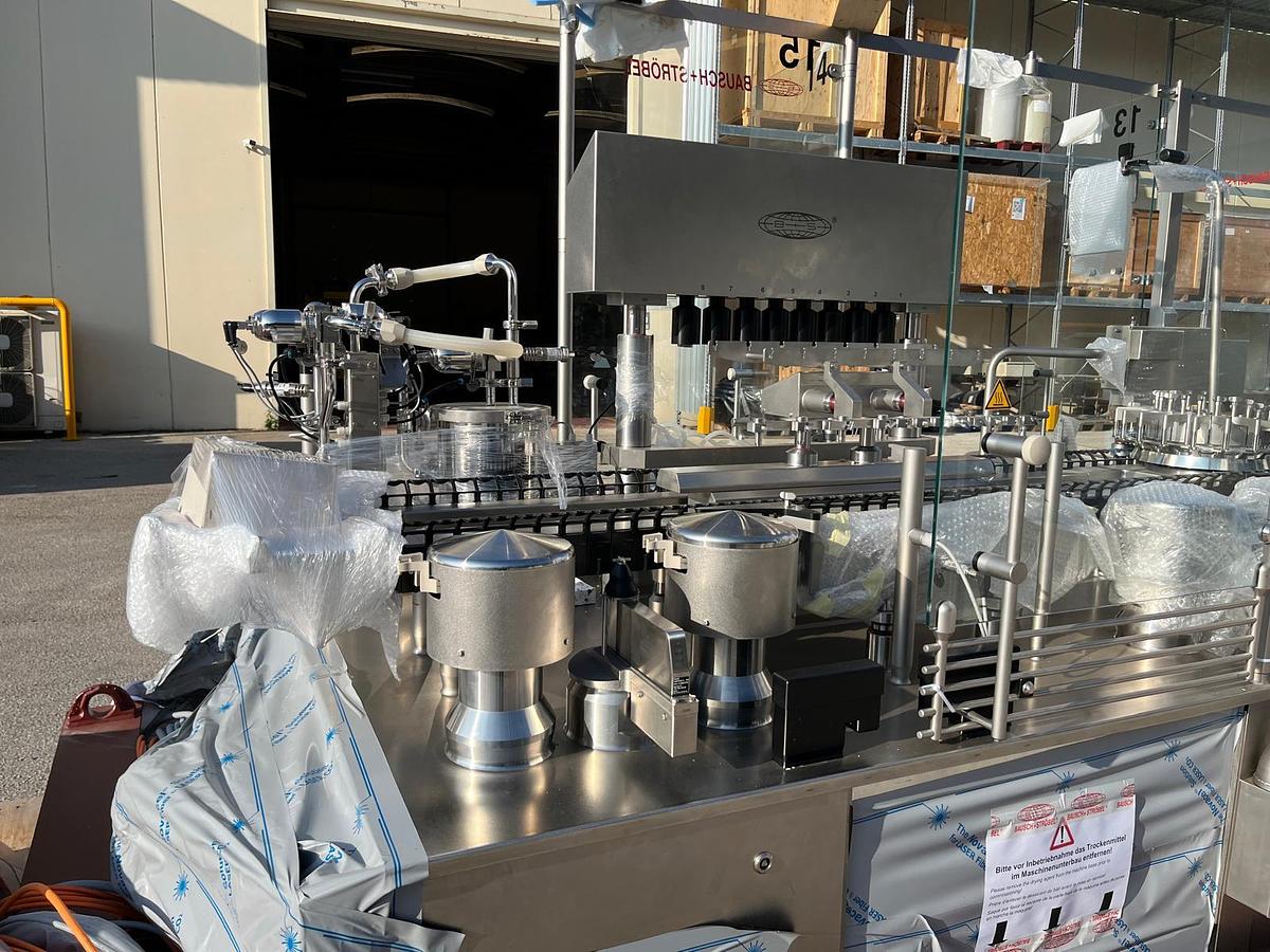 Used Bausch & Stroebel Filling-Stoppering-Trayloading Vial Line - up to 400/min