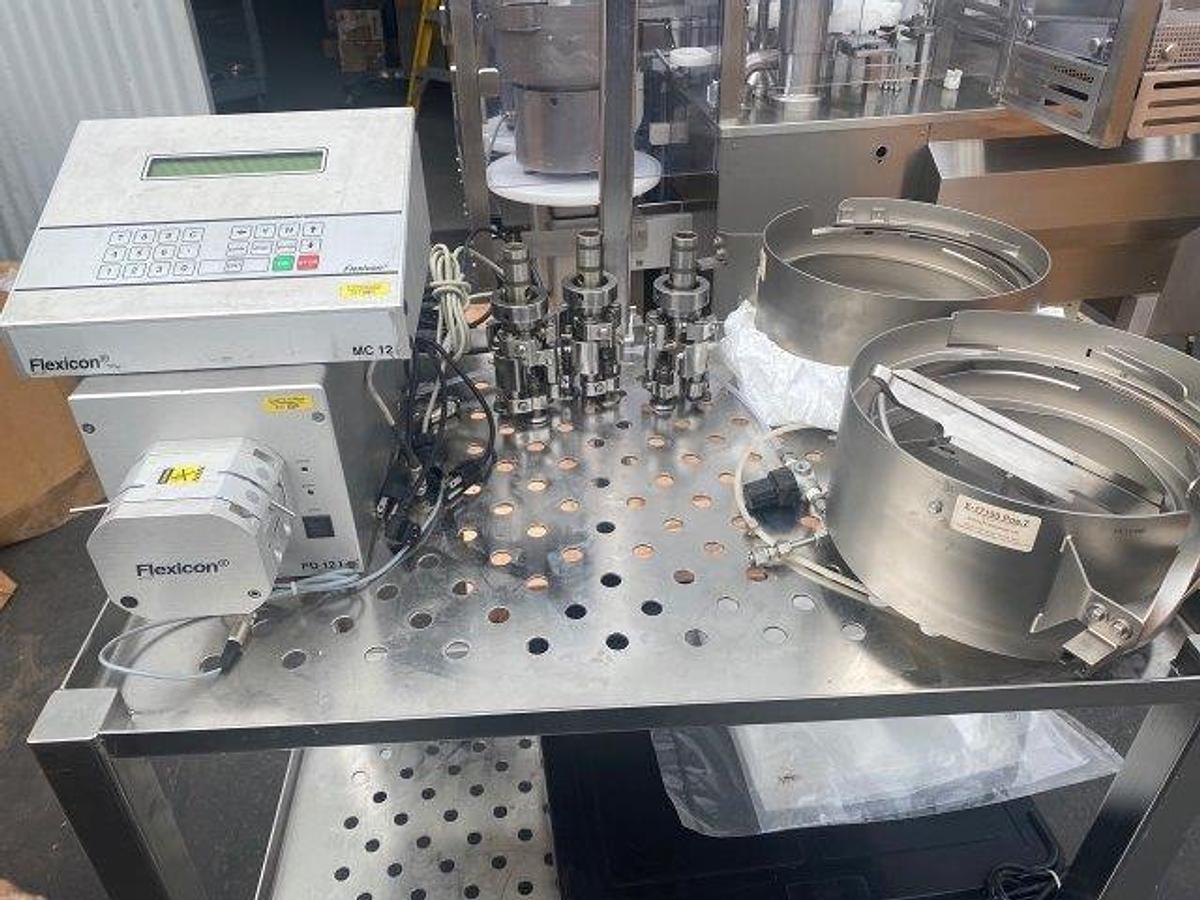 Used Rota FLR50 Vial Fill, Plug, & Crimp Machine