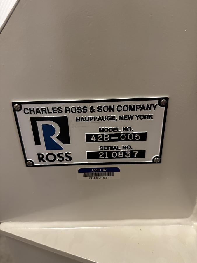 Used Ross Model 42B-5 Ribbon Blender