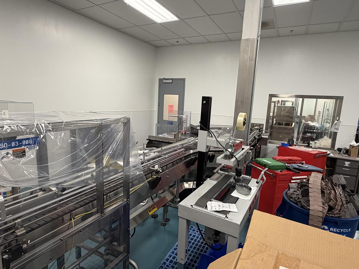 Used Serac Model R24V12/1080 Monobloc Rotary Bottle Filler/Capper