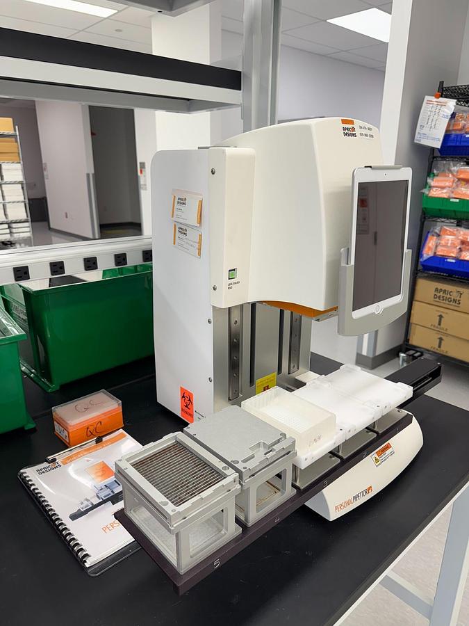 Used Apricot Designs PPA-384 -AT Personal Pipettor Liquid Handler