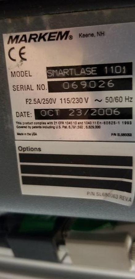 Used Markem Laser Marking System