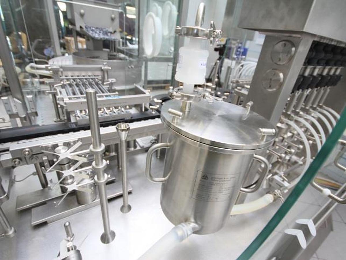 Used Groninger Vial Washing, Filling, & Sealing Line