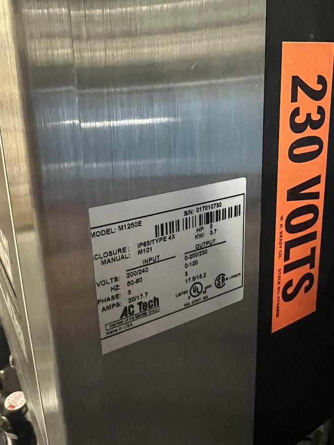 Used Scott Turbon PHRSL2-5 High Shear Mixer