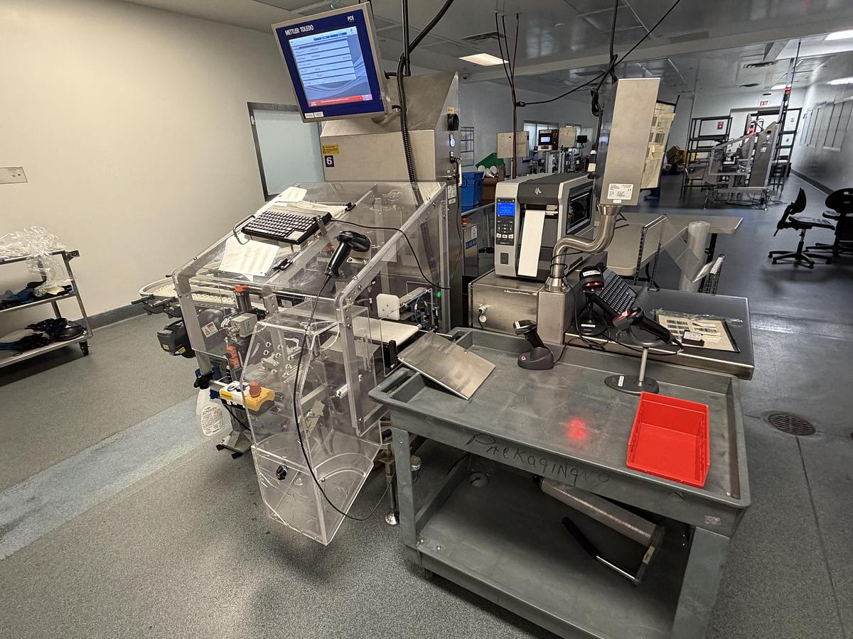 Used Vial Labeling Line