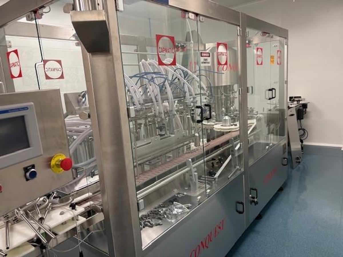 Used Capmatic Monoblock Bottle Filling and Capping Line 