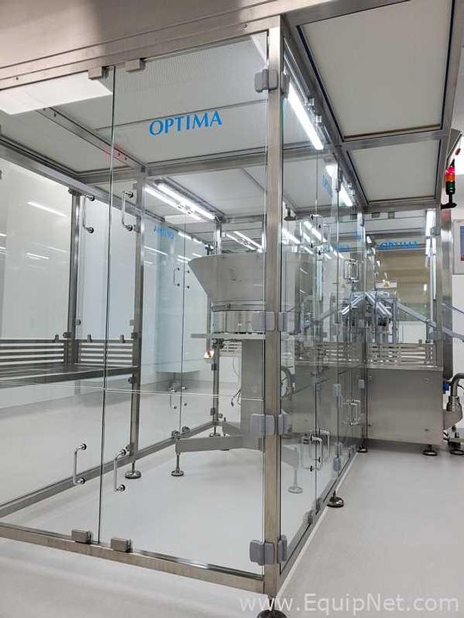 Used Optima Group Pharma FlexoFill EK321 Syringe Filling Line