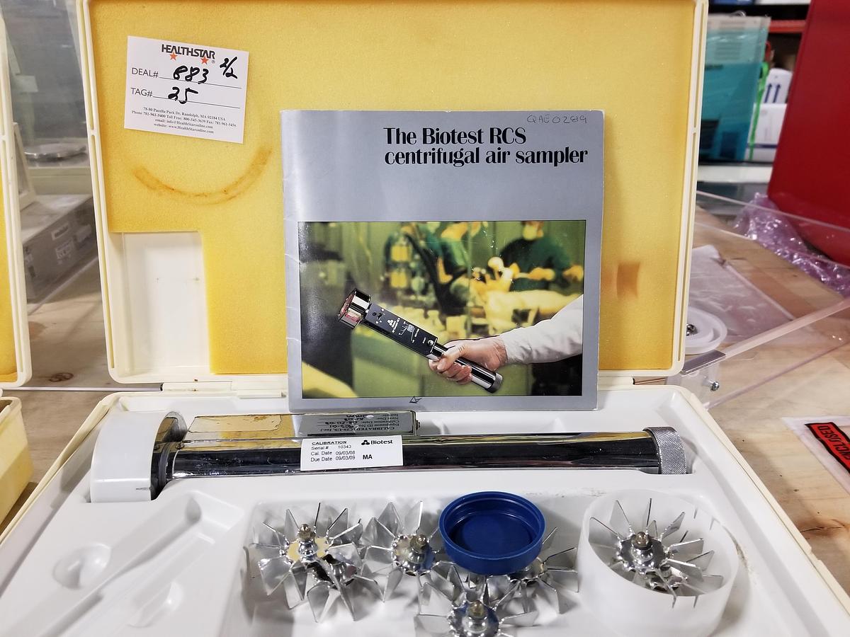 Used AIR SAMPLERS (lot of two)