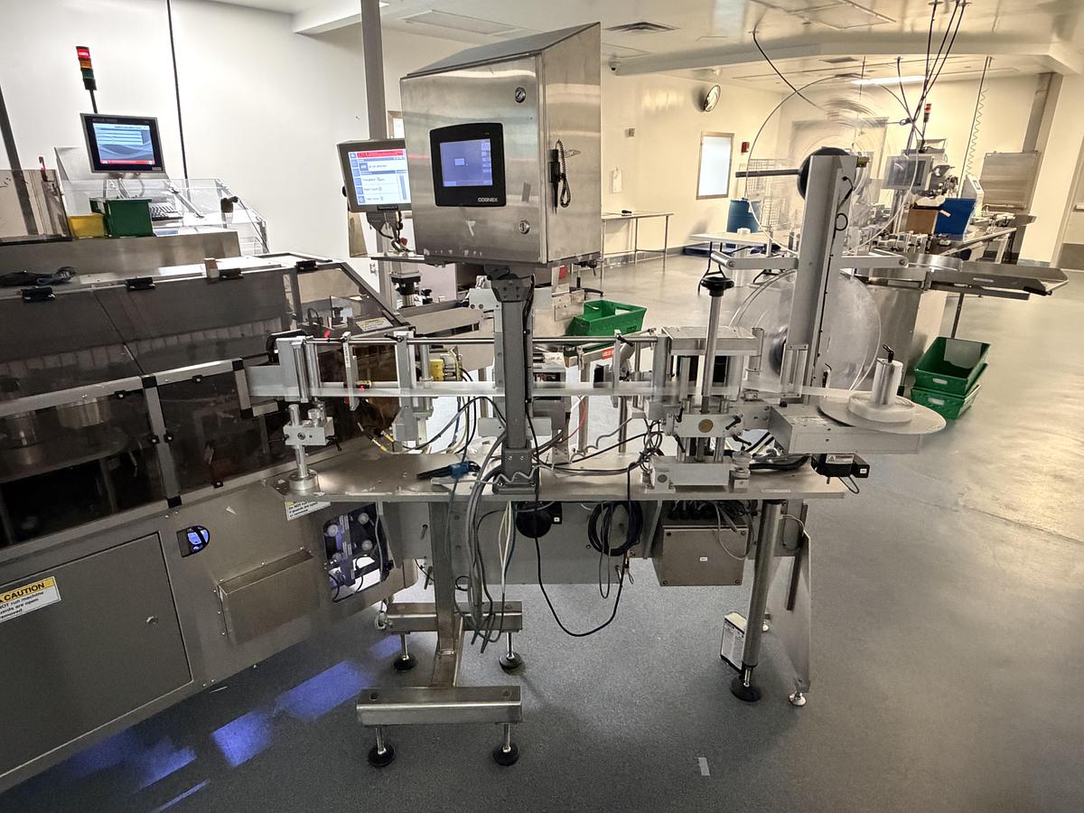 Used Vial Labeling Line