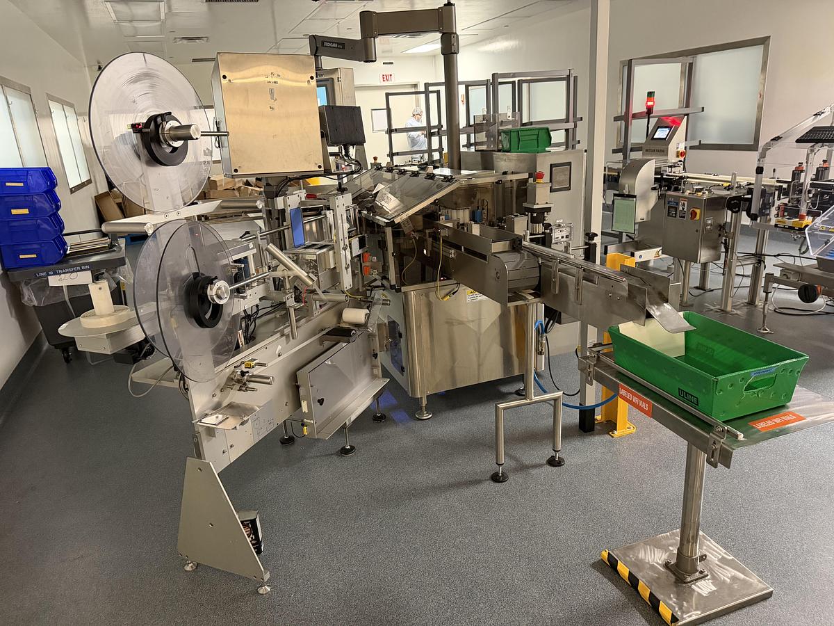 Used Vial Labeling Line