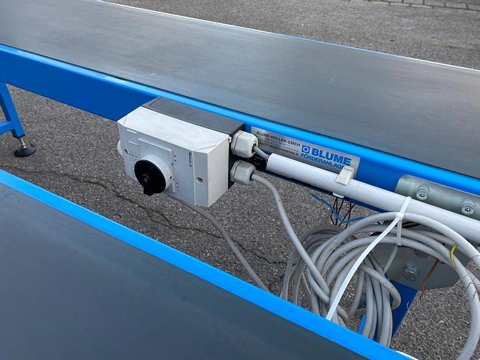 Used Gurtförderer Förderband Gurtband Blume Fördertechnik WF80-4000/400