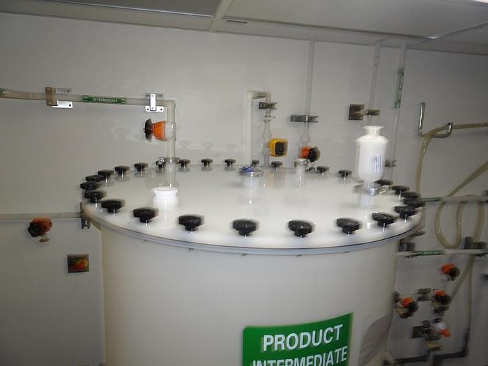 Used Reactor, 250 Gallon, PET, Hypochlorous Acid Reactor #S743170