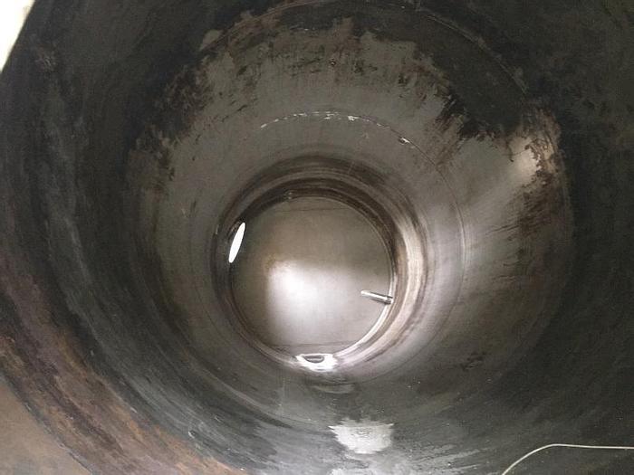 Used Used approximately 6300 gallon 304 stainless steel vertical storage tank
