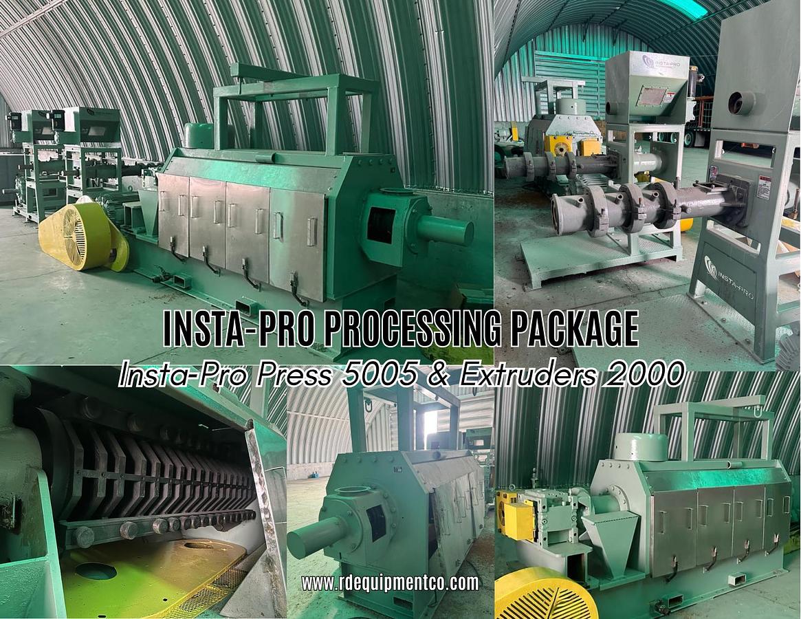Used Premium Insta-Pro Press & Extruder Processing Package