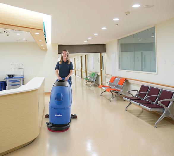 NEW CLARKE CA30 17E WALK-BEHIND FLOOR SCRUBBER (CORD)