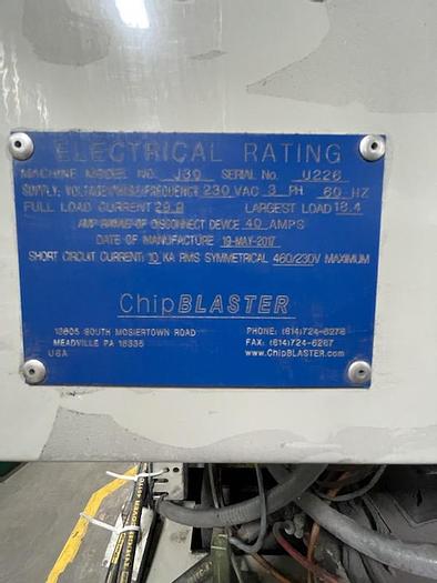 Used 2017 Chip Blaster J30