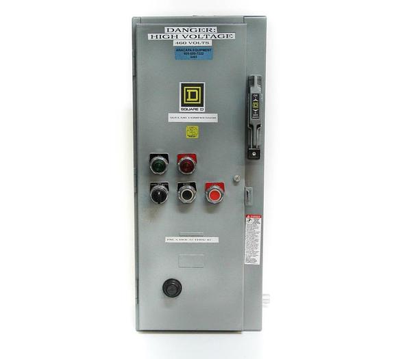 Used Square D 8538SDGV02 NEMA 2 Combination Starter Type 1 for Sullair Control (4485)