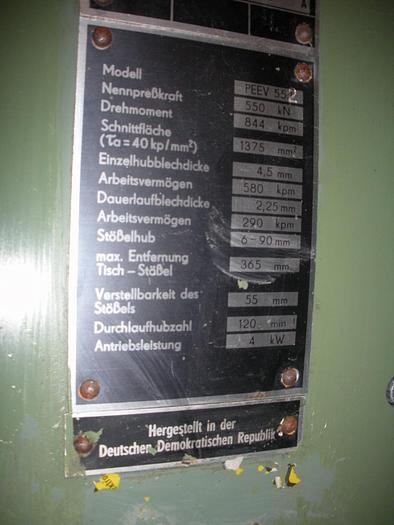 Gebraucht EXCENTERPERS WMW PEEV 50.1