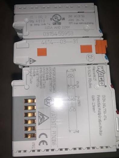 Używane Moduł WAGO z dodatkowymi zaciskami 750-614,0-230V
