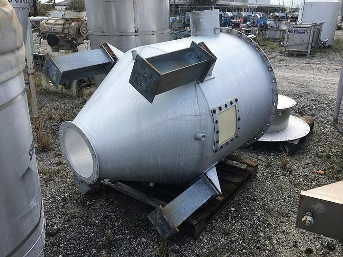 Used Used approximately 350 gallon aluminum cone bottom hopper
