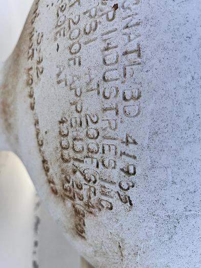 Used Large CNG Storage Vessels 9 total Tubes 4000 PSI 23 foot, 3 sets of 3 storage vessels