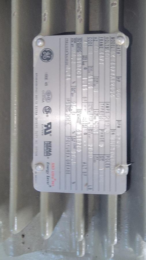 Used Two 4 Stage GE 200 HP CNG Compressors Model H302
