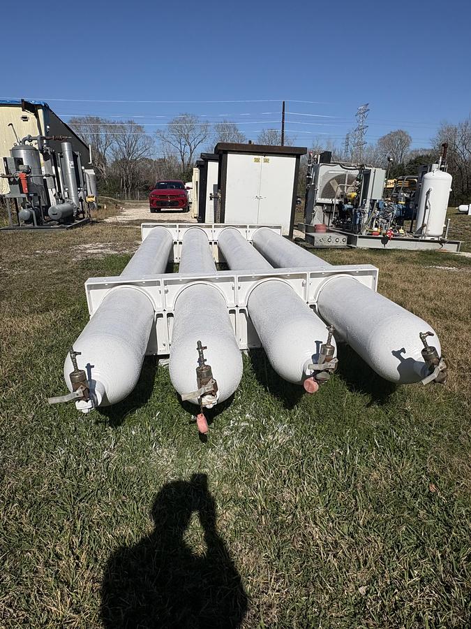 Used CNG Storage Vessel 4 Pack CP Industries 400 GGE 5500 PSI