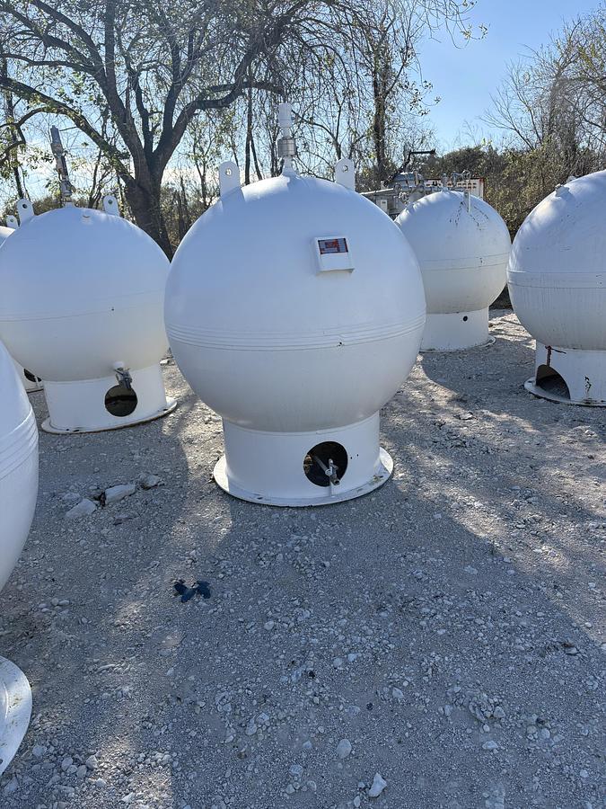 Used 48" 5000 psi CNG Storage Spheres