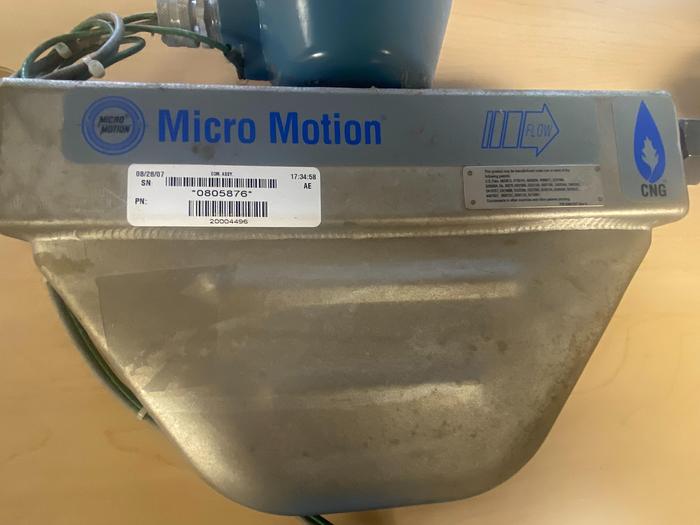 Used 4 Model CNG050s291NWBAEZZZ Micro Motions Mass Flow Sensor