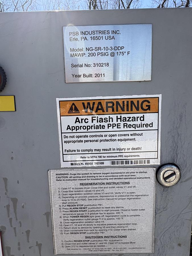 Used Regenerative  Dryers