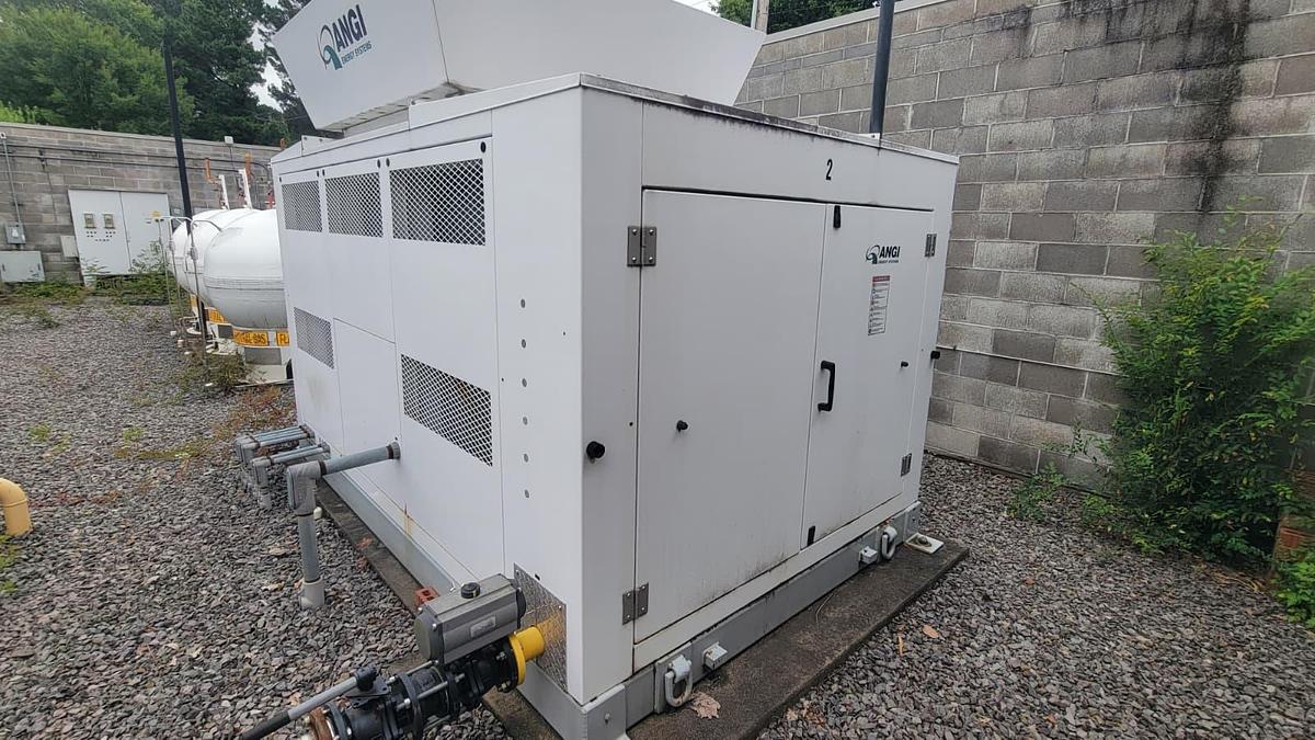 Used TWO-4 stage ANGI Ariel 125 HP CNG Compressor JGP/2